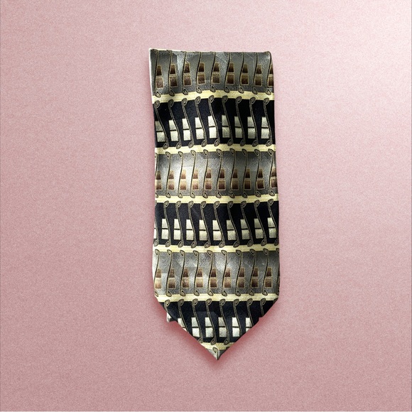 Three Men’s Neck Ties “Bergamo New York and Dover Arrow” - Picture 3 of 6